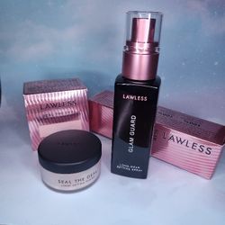 Lawless | Glam Guard | Setting Spray & Seal The Deal | Loose Setting Powder 