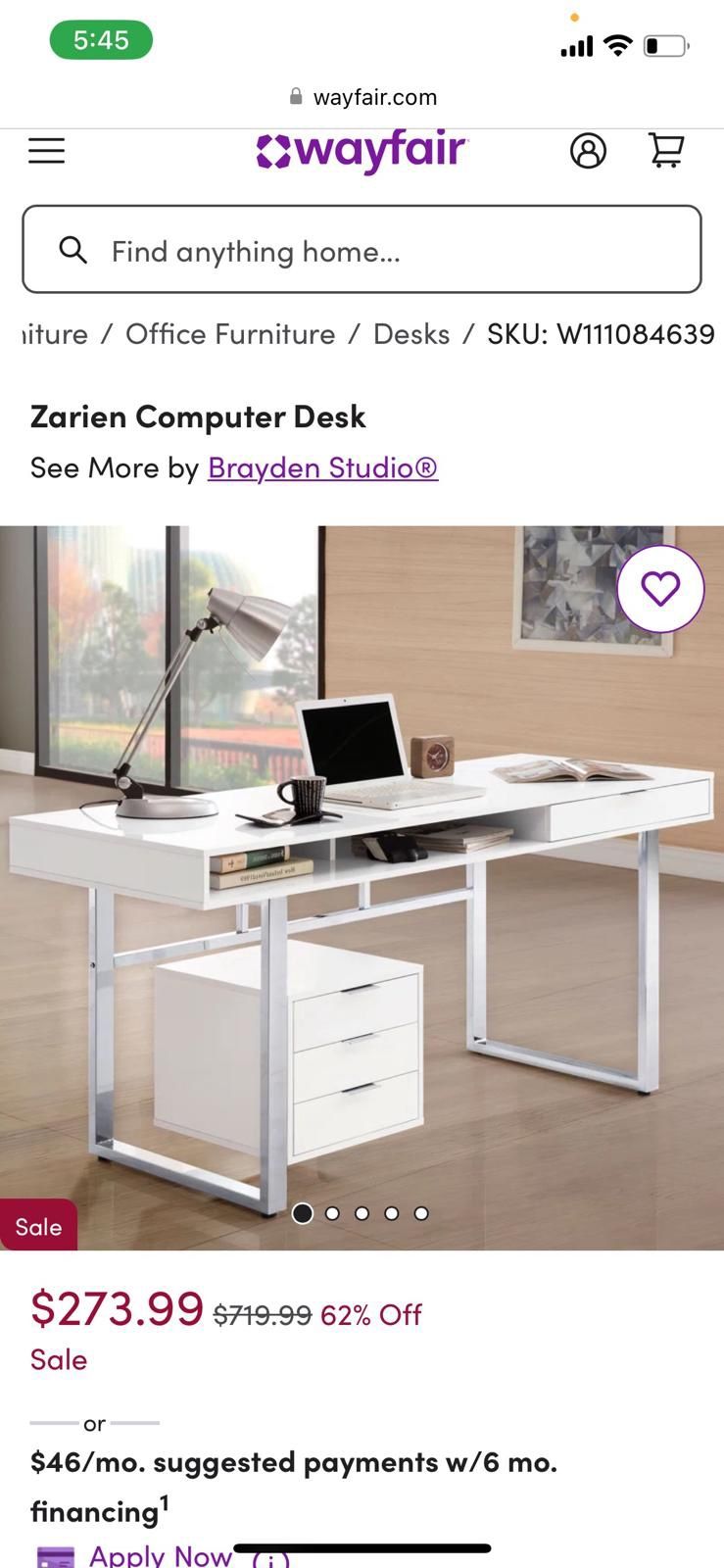 Stylish computer Desk