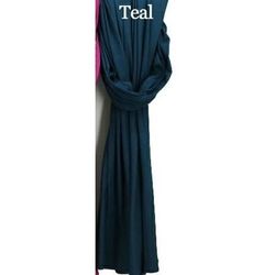 Womens Teal Premium Jersey Hijab