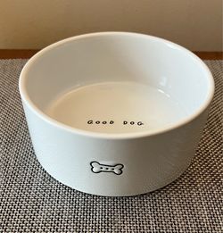 Harmony “Good Dog” 3-Cup Ceramic Dog Bowl
