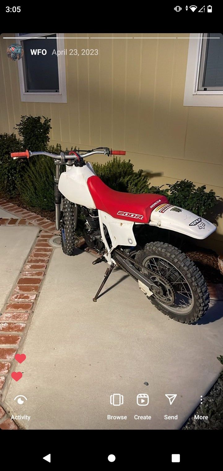 1996 Honda XR200R