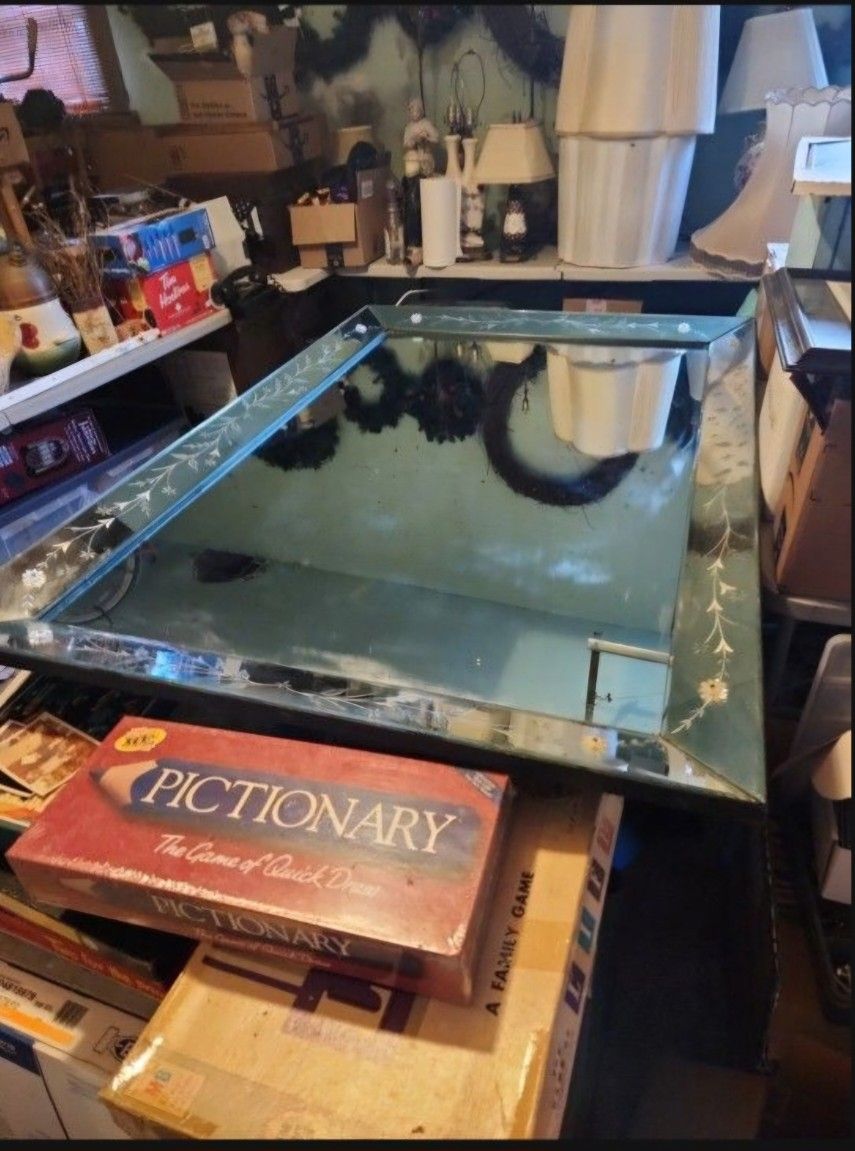 Large Mid Century Mirror 61x42