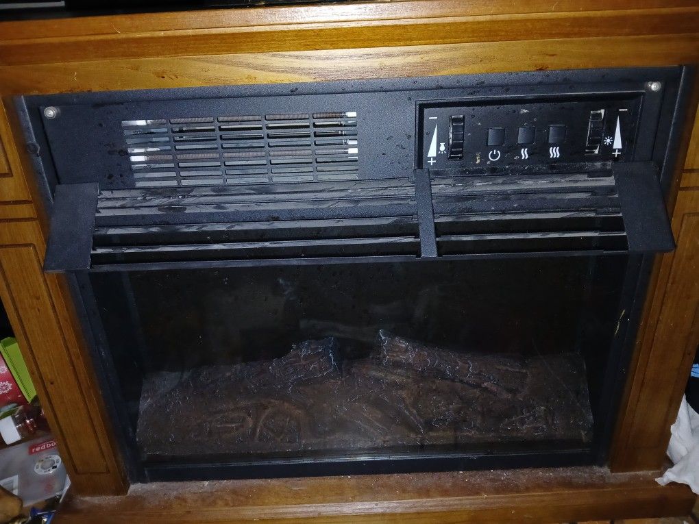 Hampton Bay Electric Infrared Fireplace