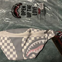 Sprayground Knit Sharks in Paris Savvy Crossbody