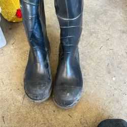 Steel Toe Rubber Water Boots 