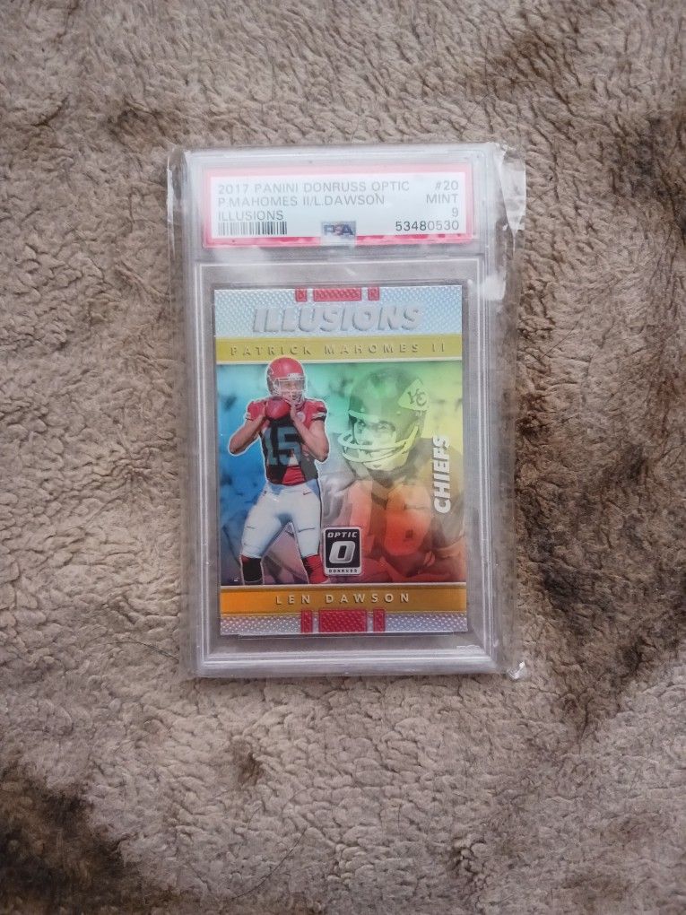 Patrick Mahomes Rc Psa Mint 9