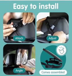 Onco Baby Car Mirrors (Set of 2)