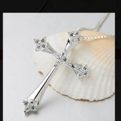 Stainless Steel Cross Necklace 