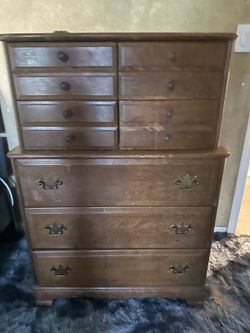 Vintage wooden dresser