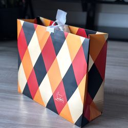 Christian Louboutin Medium Paper Shopping Bag 15"x13"x5" Holiday Promo