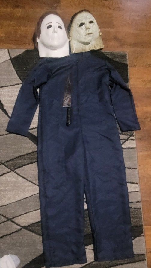 Michael Myers Costume With 2 Masks