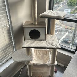 Cat Tower And Litter Box