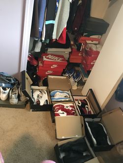 I have Jordan’s pumas air max’s adidas air forces