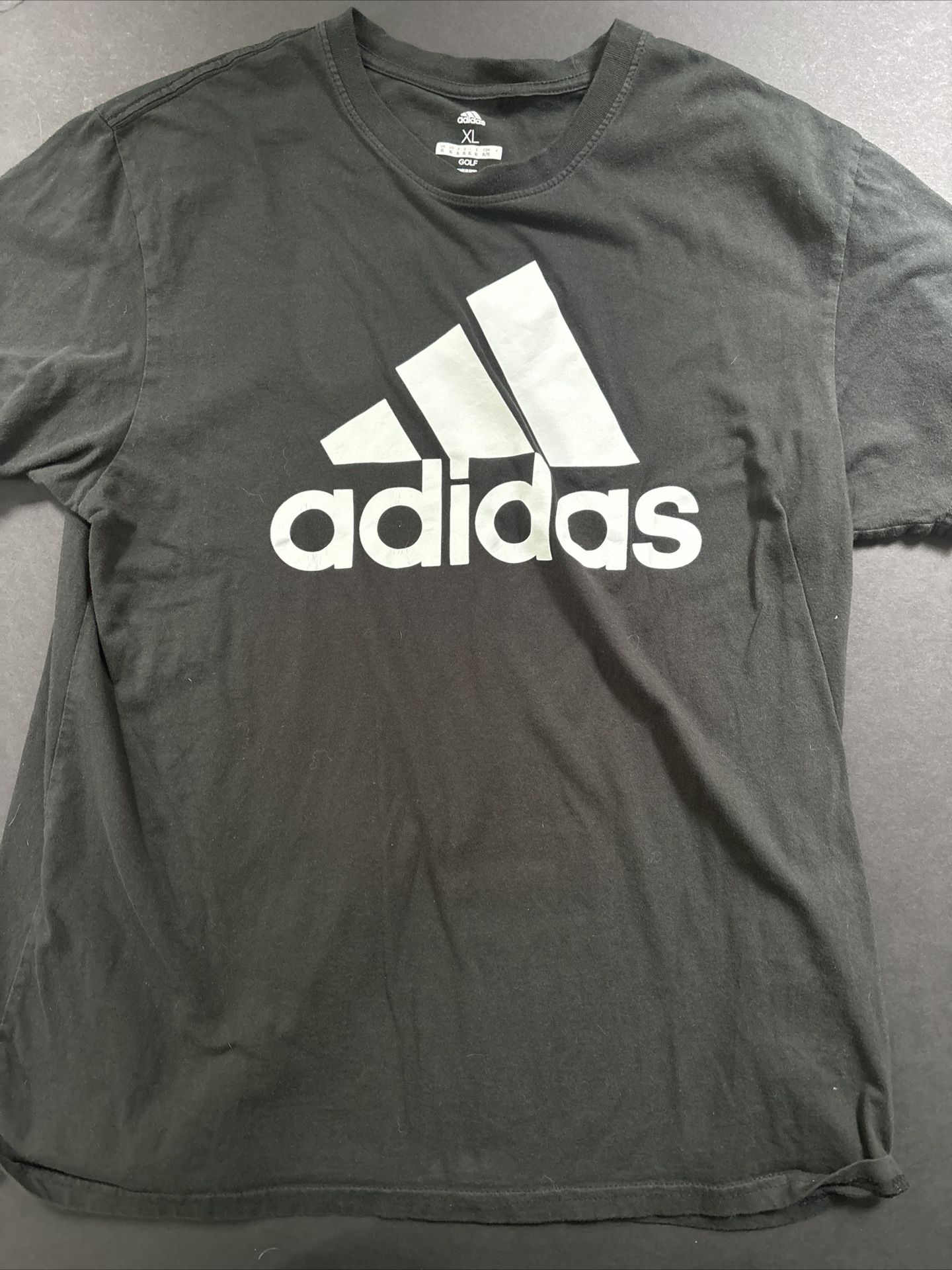 Adidas Men's Classic Logo Golf T-Shirt Short Sleeve Crew Neck Size XL