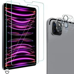 QHOHQ [ 2+2 Pack] tempered Glass screnn Peotector for iPad 12.9 .