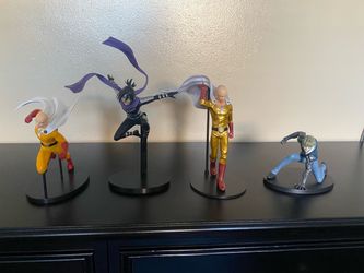 One punch man figurines $45 for all