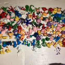 128 unbranded Made in China Mini Pokemon figures Mew mewtwo and more