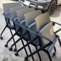 Folding  chairs .
