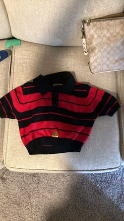 Toddler Freddy Kruger style polo shirt