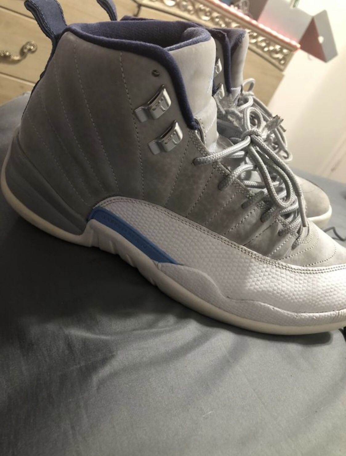 Jordan 12 Retro Grey University Blue