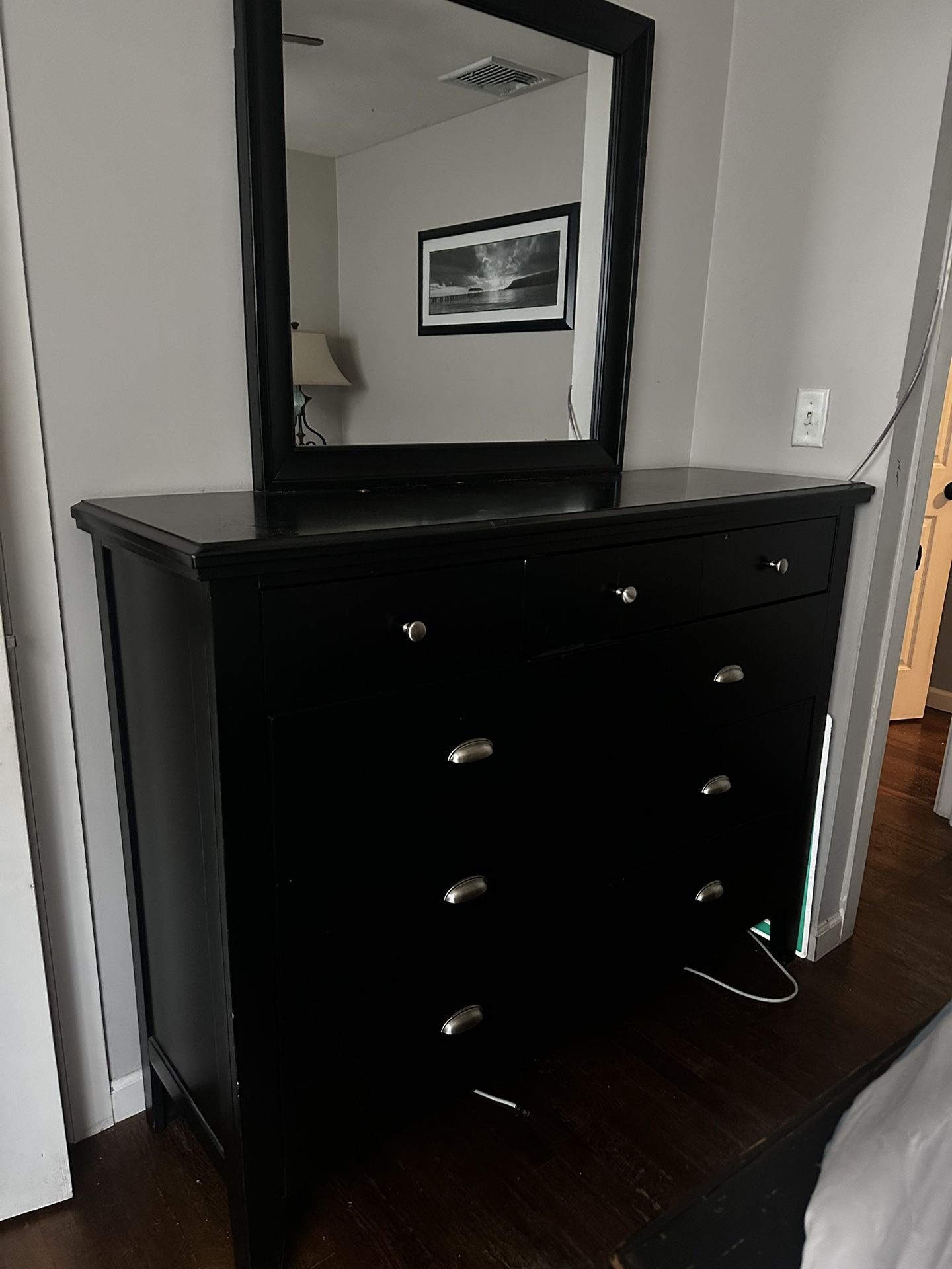Dresser And Mirror