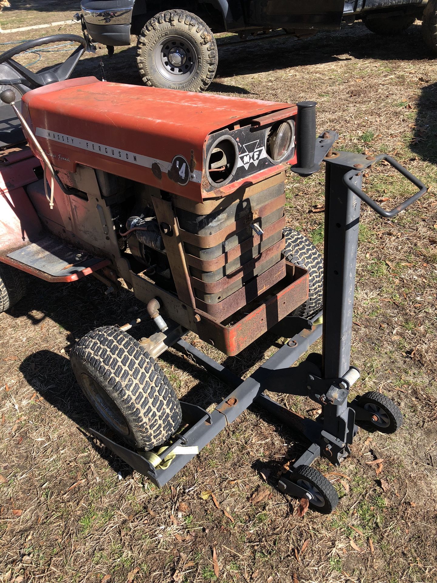 Tractor left