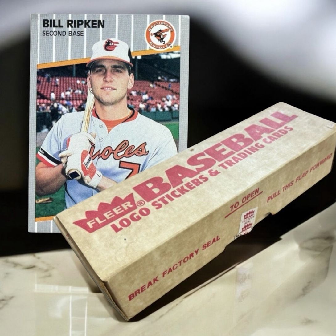 1989 Fleer Baseball Complete Set Bill Ripken Error + Griffey RC - Complete Set
