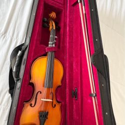 1/2 Scale Size Student Violín 🎻 + Case & Bow