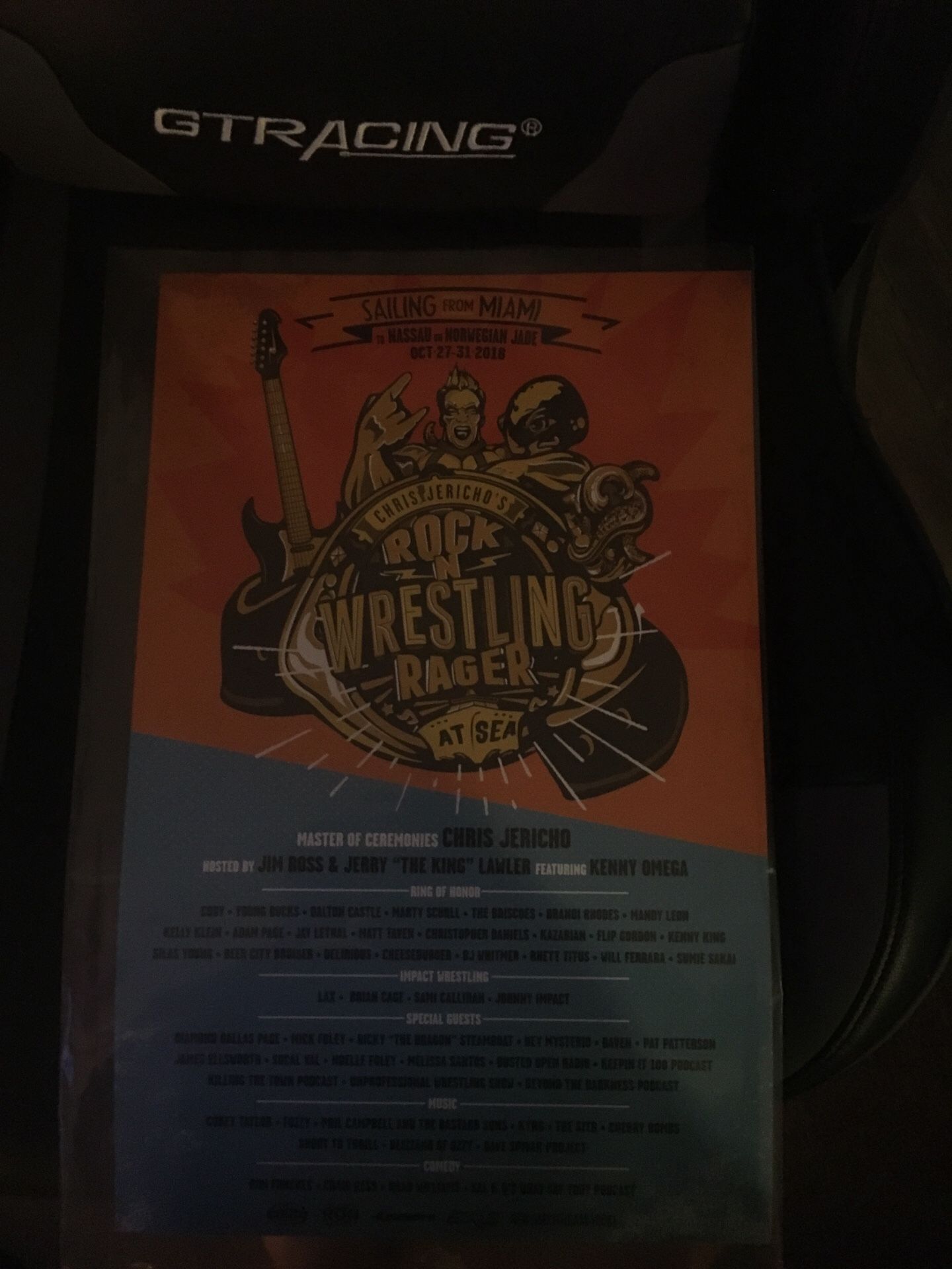 Chris Jericho Cruise Limited Poster