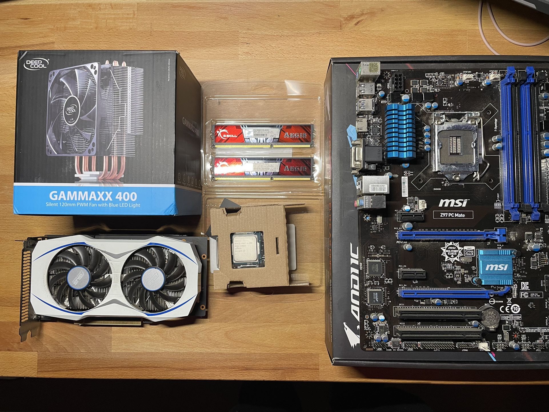 Gaming PC Parts Bundle 1050TI, i54590, 8GB Ram + more for Sale in