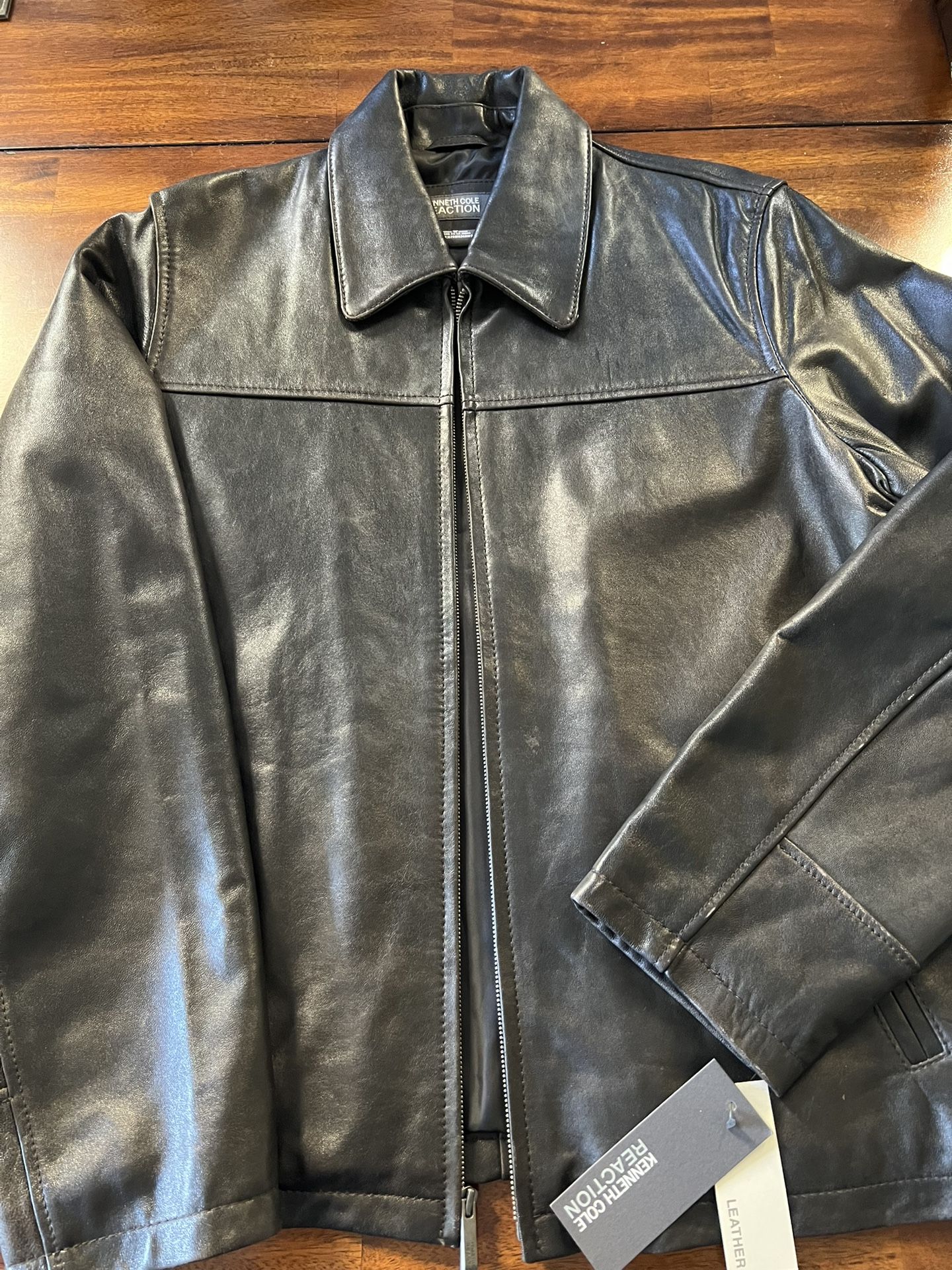 Kenneth Cole Reaction Leather Jacket (Medium)