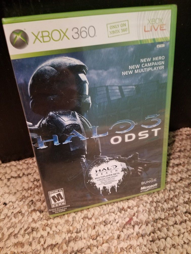 Sealed Halo 3 ODST XBOX 360