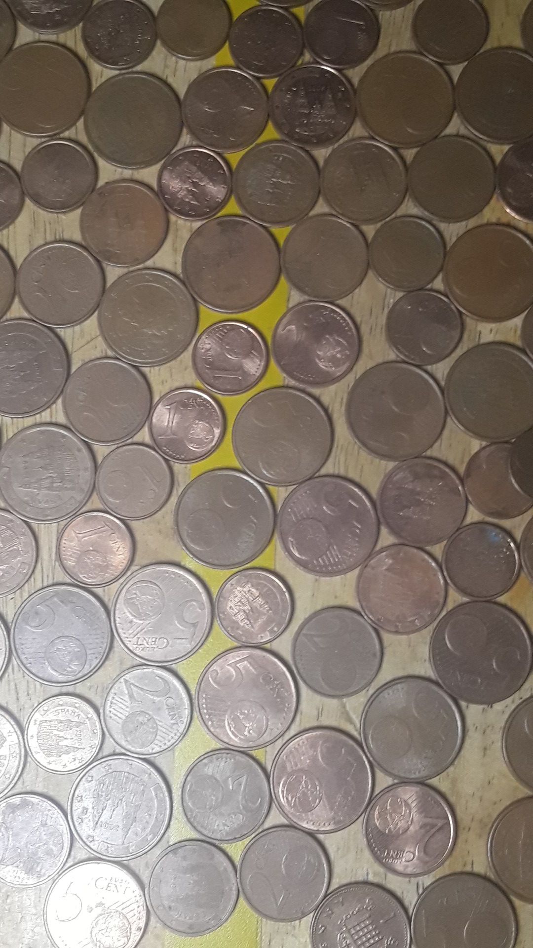 Euro coins arroymd 100 coins.$75 or best offer