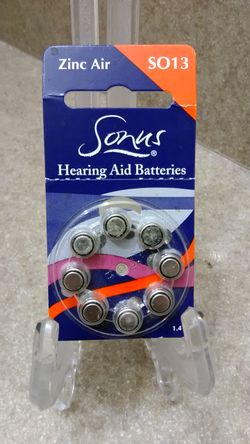 Brand New Zinc Air SO13 Sonus Hearing Aid Batteries