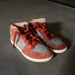 Air Jordan 1s Denim Red Size 2.5y
