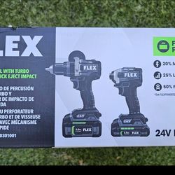 Flex 24v Power Drills Kit 