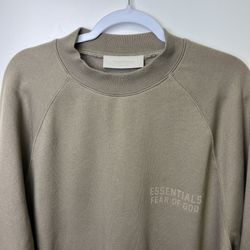 *SALE!* New Essentials Fear of God Wood Crewneck Size XS, S oversized available 