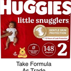 Size 2 Huggies Little Snugglers Diapers Pañales 