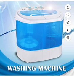 Portable Washing Machine - Mini Lightweight Twin Tub Wash&Spinner 10 lbs Gravity Drain Hose(Dual, 10lbs)