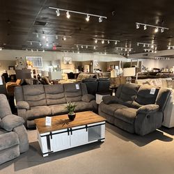 Manual Reclining Sofa And Loveseat 