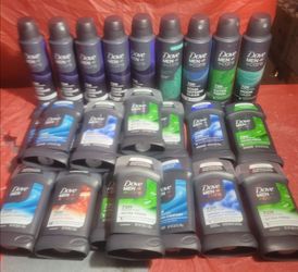 Dove Men Deodorant and Spray