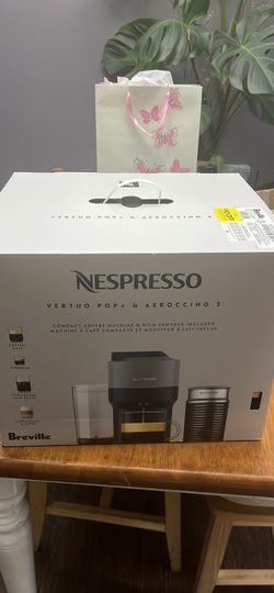 Nespresso Vertuo Pop+ Coffee Machine with Aeroccino 3