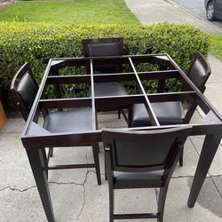 4 Chair Table Set 