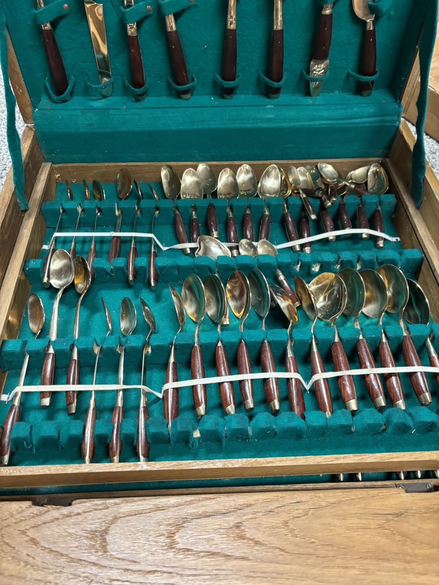 Boone Jewelry Brass Cutlery Set