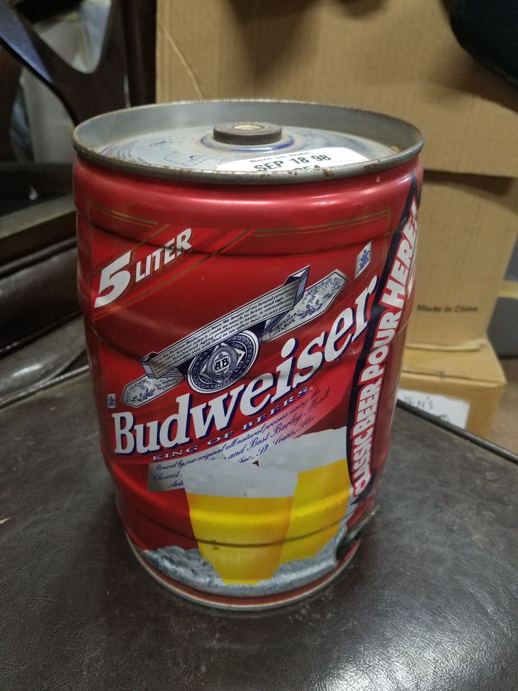 1998 Budweiser Mini Keg