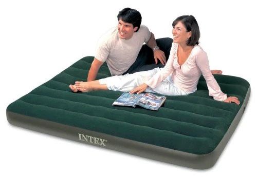 INTEX Floor Air Mattress Comes With Air Pump