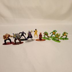 Jada Nano Metalfigs - TMNT Miniature Figures - Set Of 10