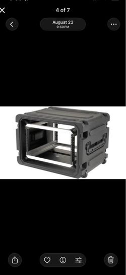 SKB 6u Rolling Rack Case