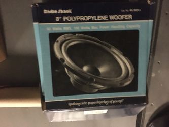 Radio shack 8” speaker