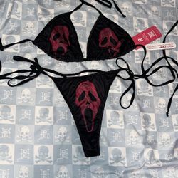 Scream/Ghost-face Bikini